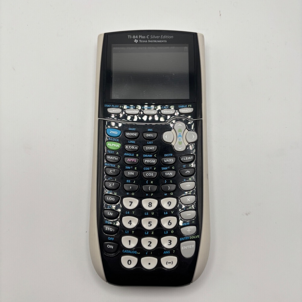 Texas Instruments TI-84 Plus C Silver Edition Graphing Calculator (No Cover)